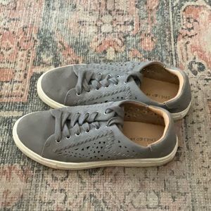 Sz. 7.5 Indigo rd. Brand new size 7.5 INDIGO RD. Grey suede leather sneakers